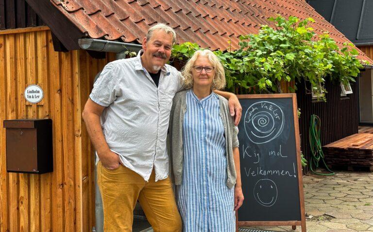 Elisa og Jesper Schaarup fra Lindholm Vin og Ler - otwn